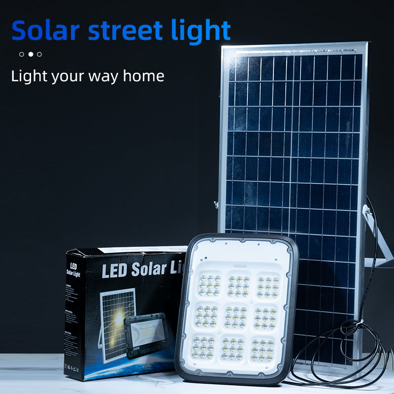 Solar Floodlight With Motion Sensor, 3-Mode, Waterproof, Remote Outdoor Solar Sports Light, Suitable For Outdoor, Courtyard, Garage