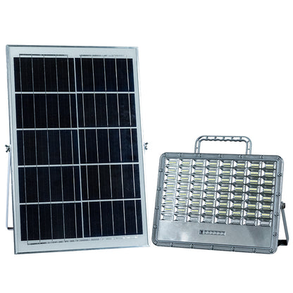 700-2500 Lumens 48 LED Solar Lights Outdoor Bright INTACT Dusk to Dawn Light with 6000mAh Battery, IP65 Waterproof Solar Powered Security Flood Light for Wall Porch Shed Barn Garage, silver gray