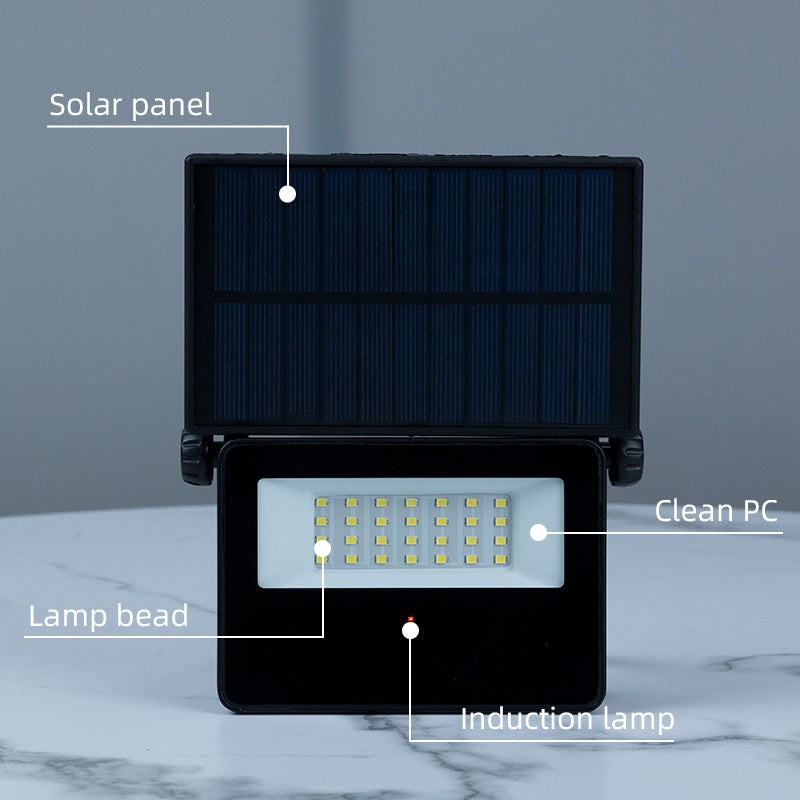 Portable Solar Led Emergency Light, Rechargeable Floor Lamp, Can Be Used For Power Failure Emergency Work Snow Car Maintenance