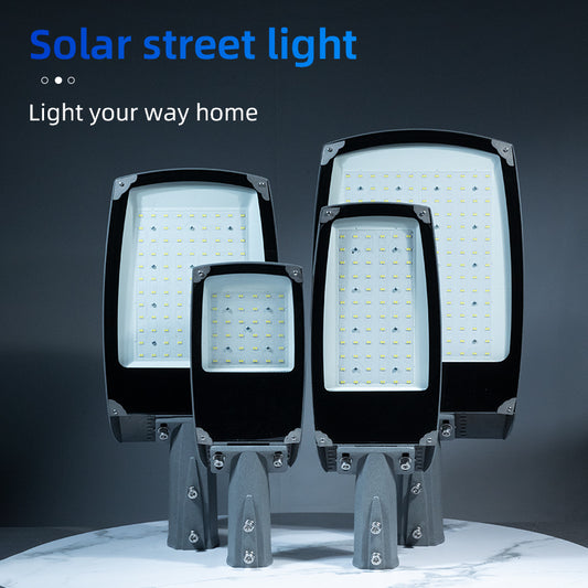 Outdoor Solar Street Lights With Motion Sensors, Suitable For Parking Lots, Roads, Commercial Squares, Can Be Lit For 12 Hours A Day